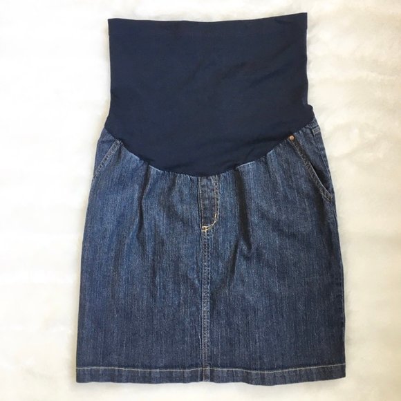 Liz Lange for Target Dresses & Skirts - 🎉4 for $30🎉NEW! Denim Maternity Skirt SIZE M